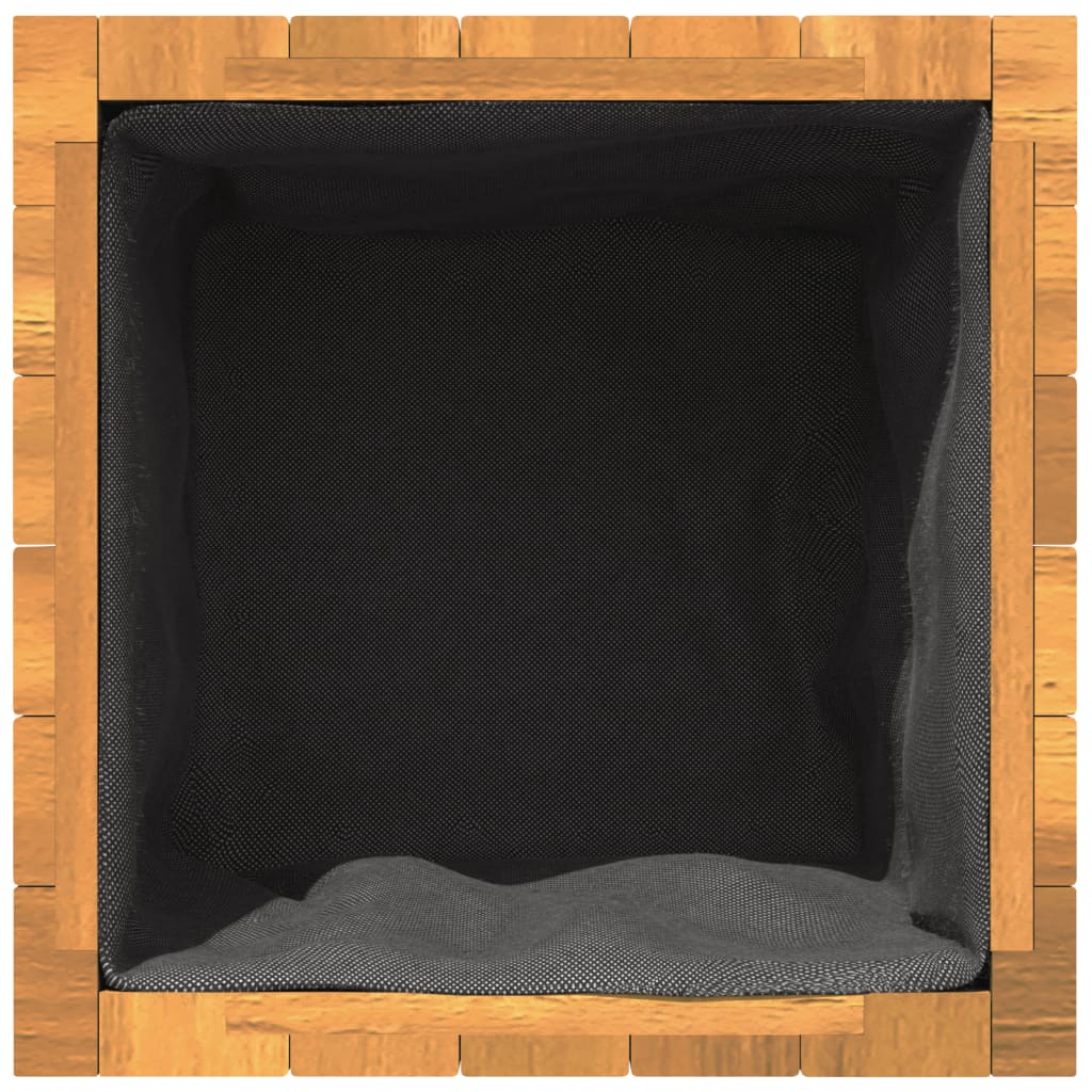 vidaXL Donica ogrodowa, 35x35x35 cm, lite drewno akacjowe