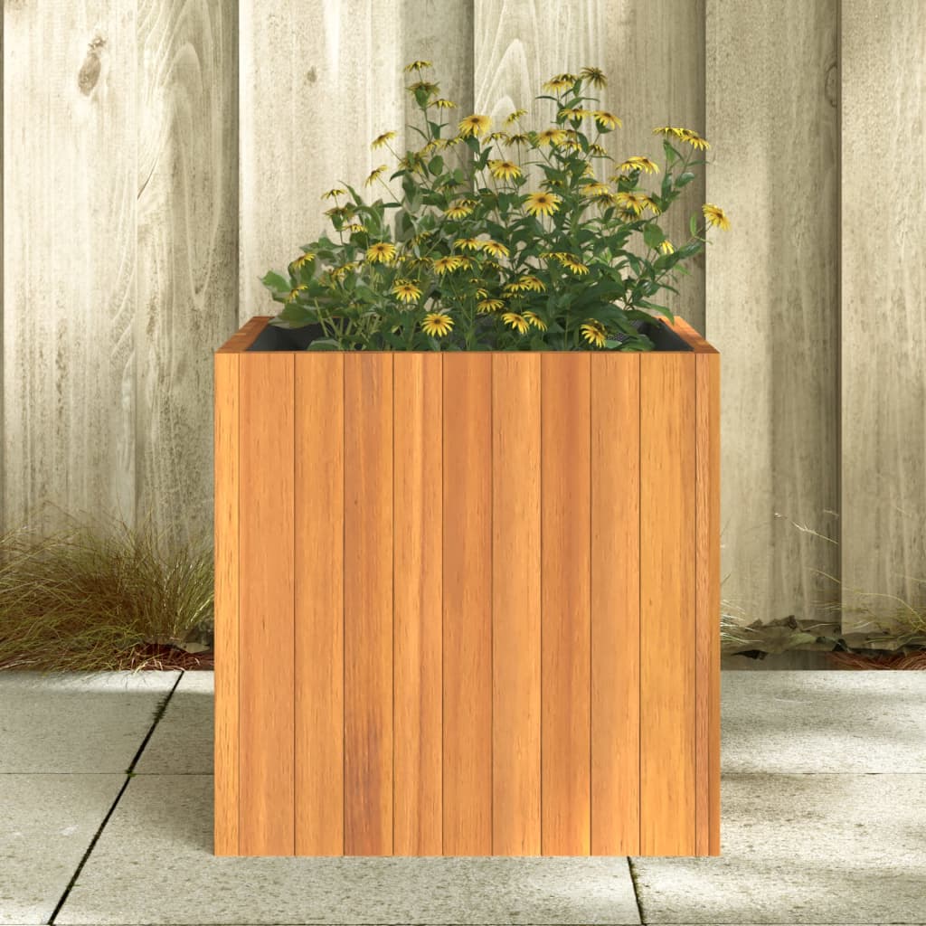 vidaXL Donica ogrodowa, 45x45x45 cm, lite drewno akacjowe