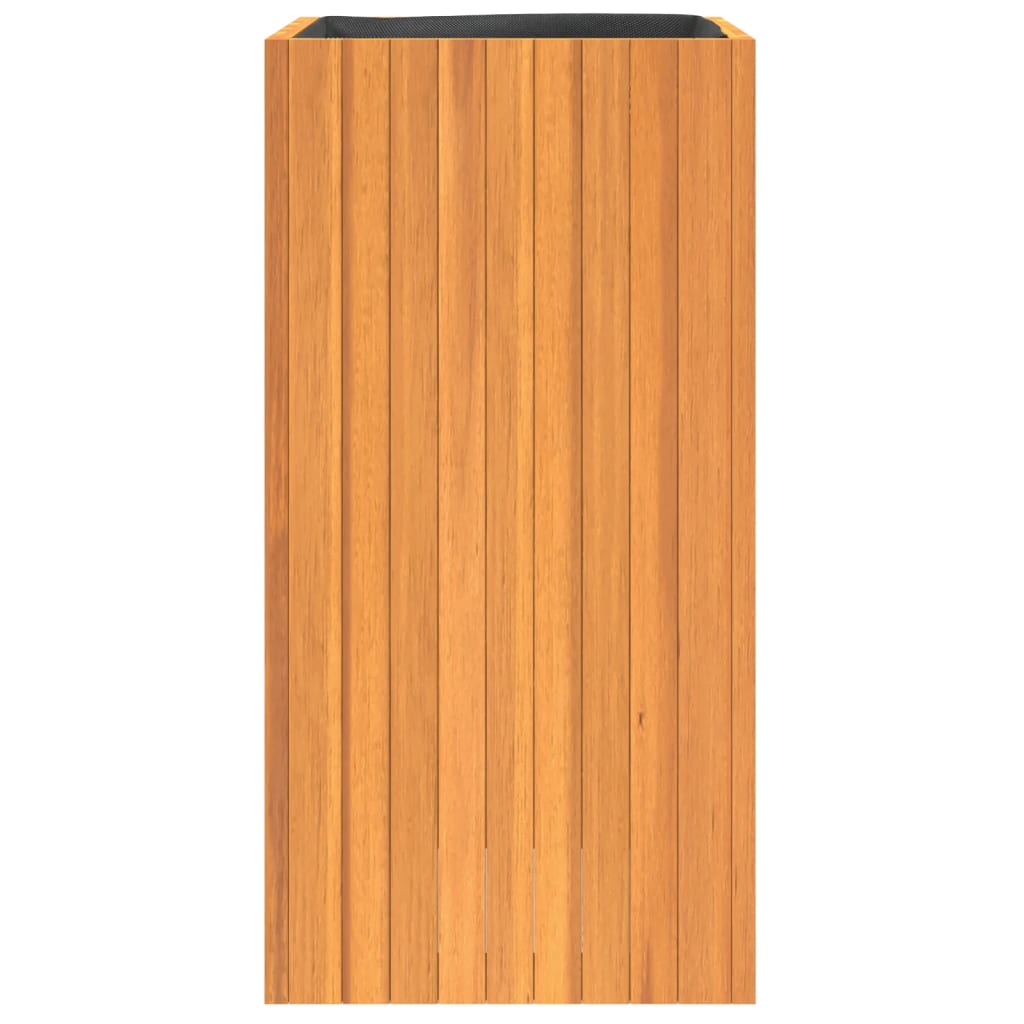 vidaXL Donica ogrodowa, 45x45x90 cm, lite drewno akacjowe