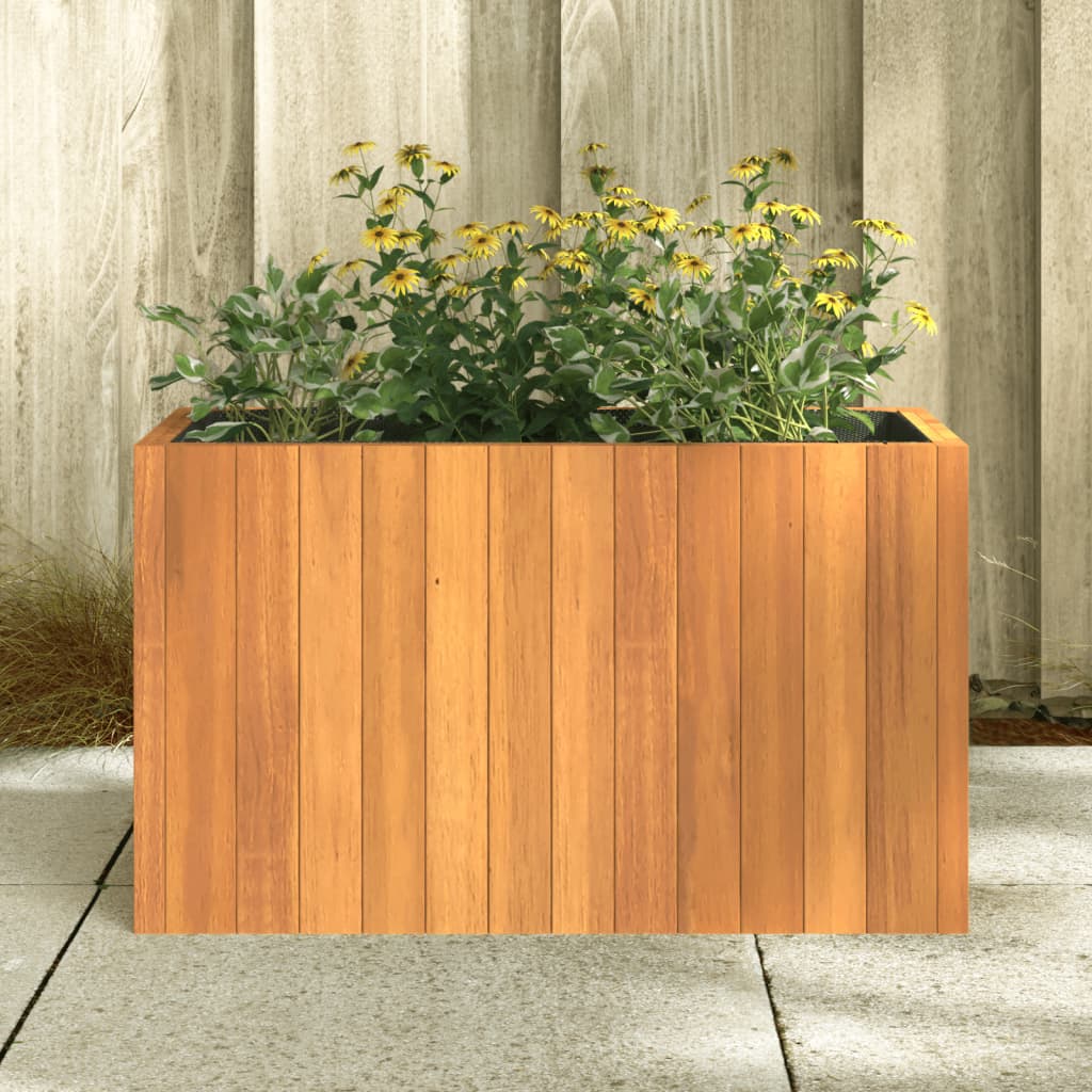 vidaXL Donica ogrodowa, 59x27,5x35 cm, lite drewno akacjowe