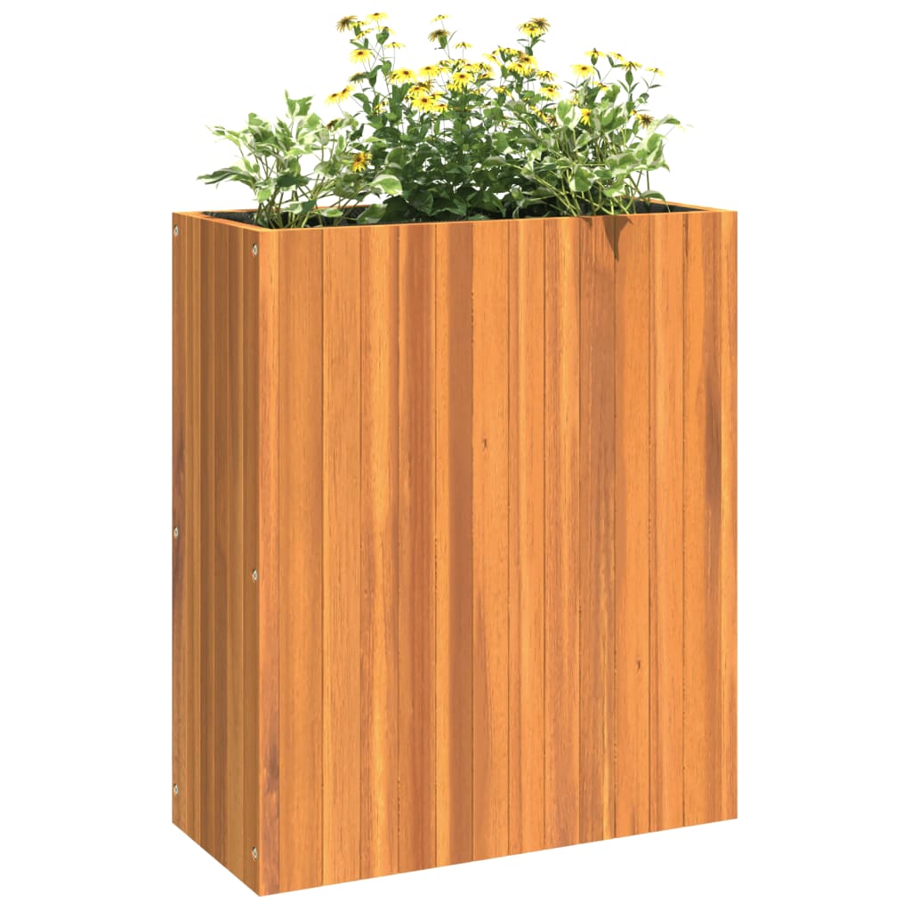 vidaXL Donica ogrodowa, 59x27,5x70 cm, lite drewno akacjowe
