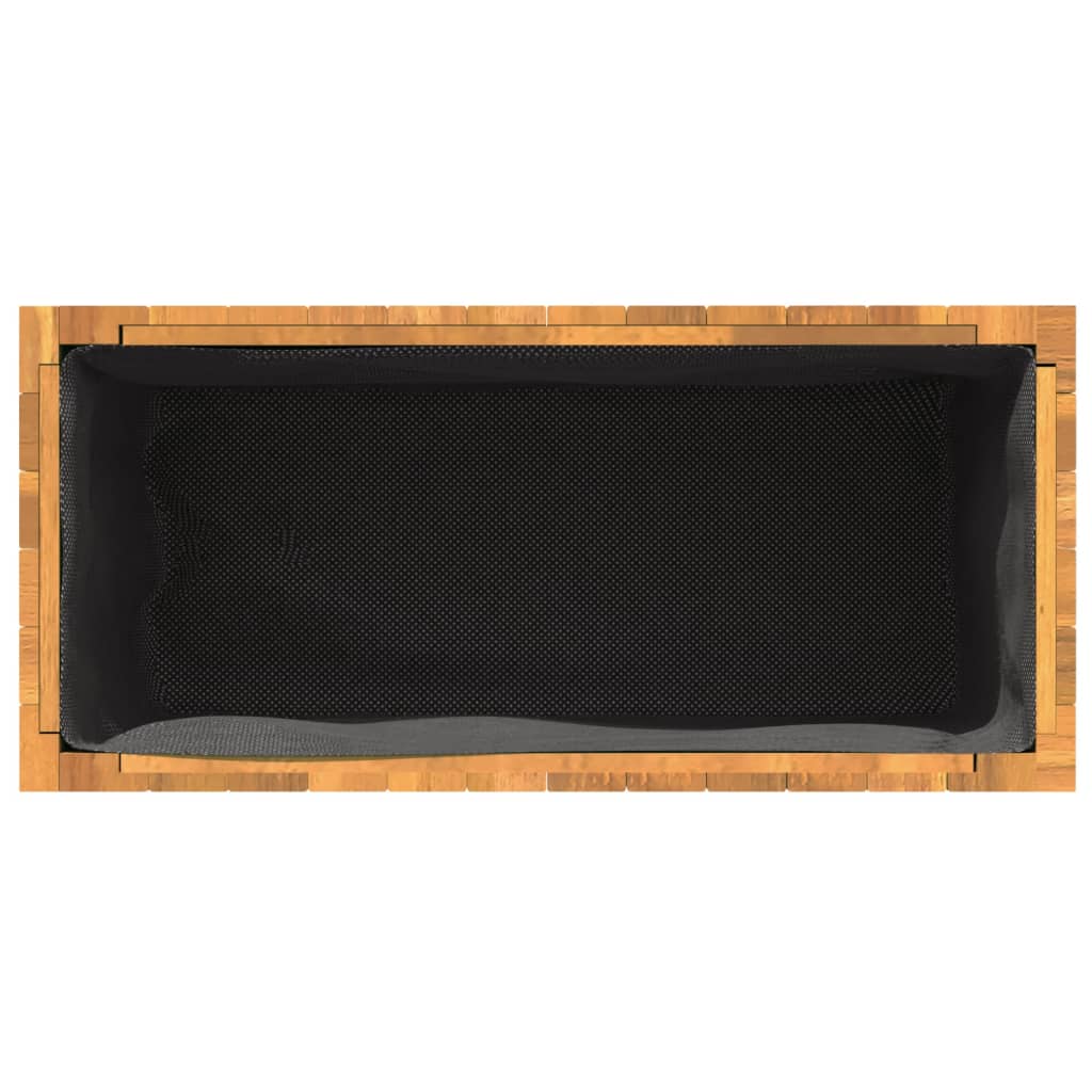 vidaXL Donica ogrodowa, 59x27,5x70 cm, lite drewno akacjowe