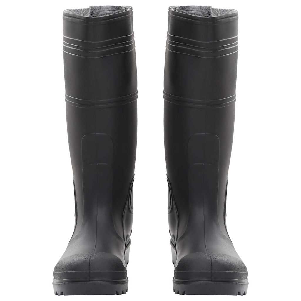 vidaXL Kalosze, czarne, rozmiar 38, PVC