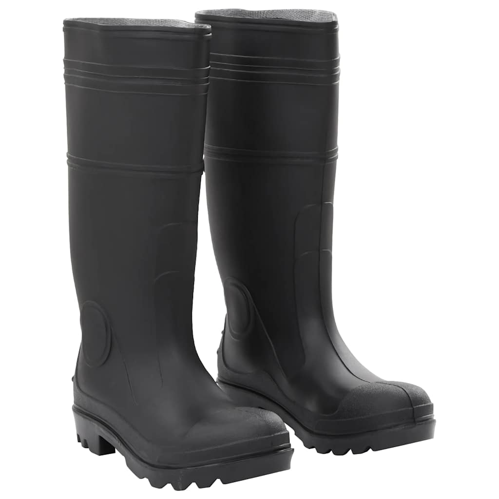 vidaXL Kalosze, czarne, rozmiar 39, PVC