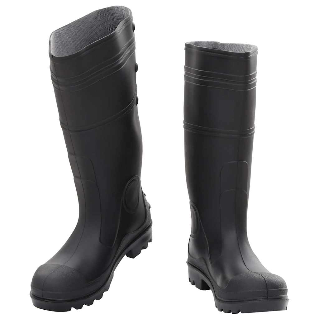 vidaXL Kalosze, czarne, rozmiar 39, PVC