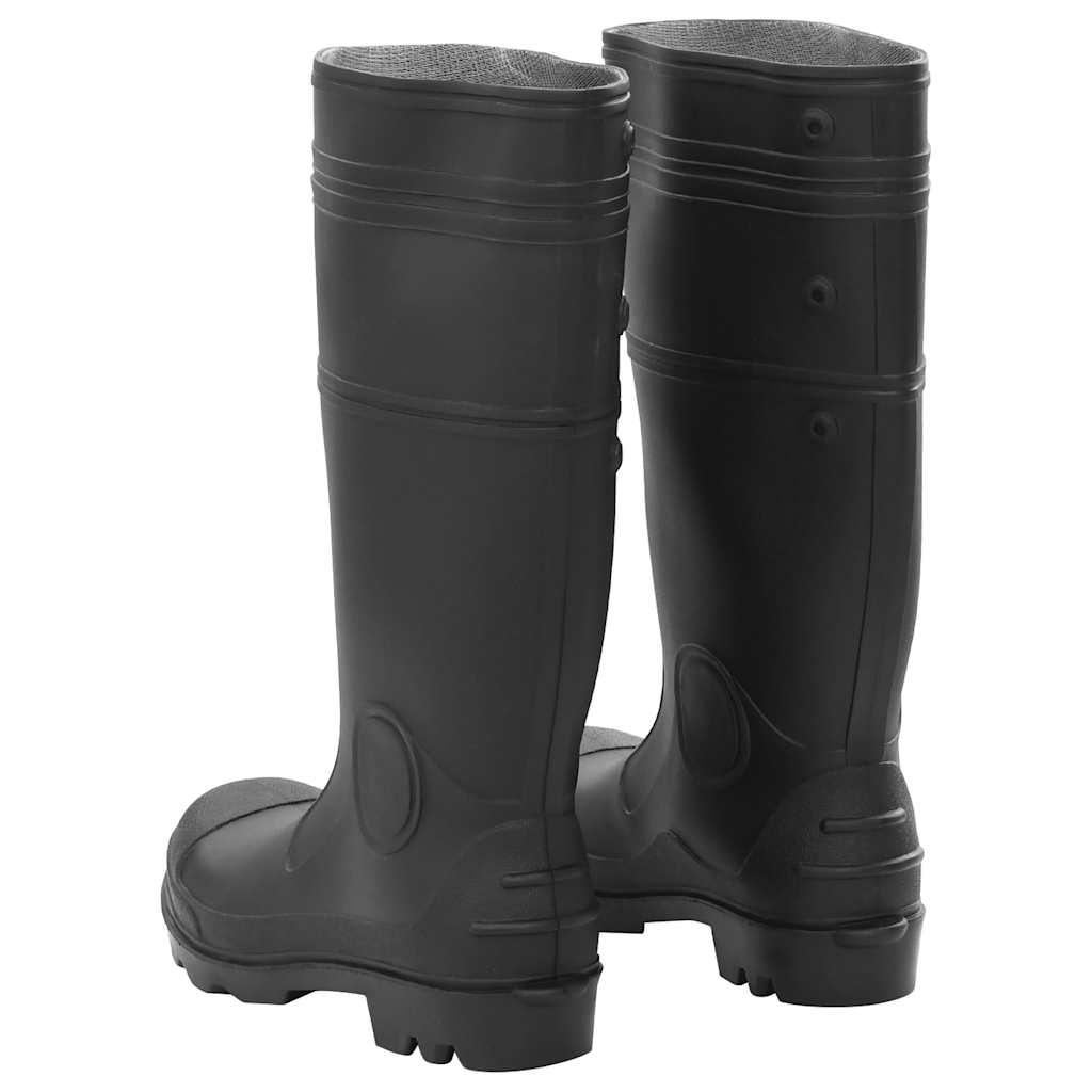 vidaXL Kalosze, czarne, rozmiar 39, PVC