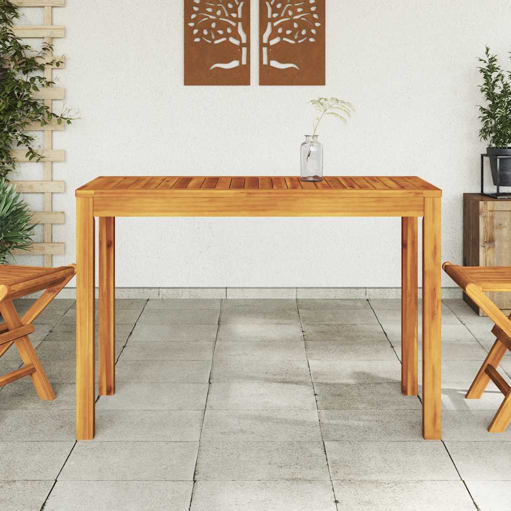 vidaXL Ogrodowy stół jadalniany, 110x55x75 cm, lite drewno akacjowe