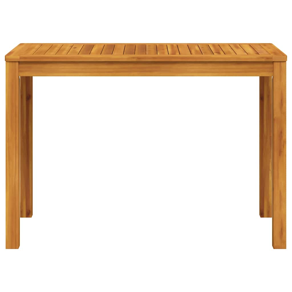 vidaXL Ogrodowy stół jadalniany, 110x55x75 cm, lite drewno akacjowe