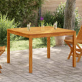 vidaXL Ogrodowy stół jadalniany, 110x110x75 cm, lite drewno akacjowe