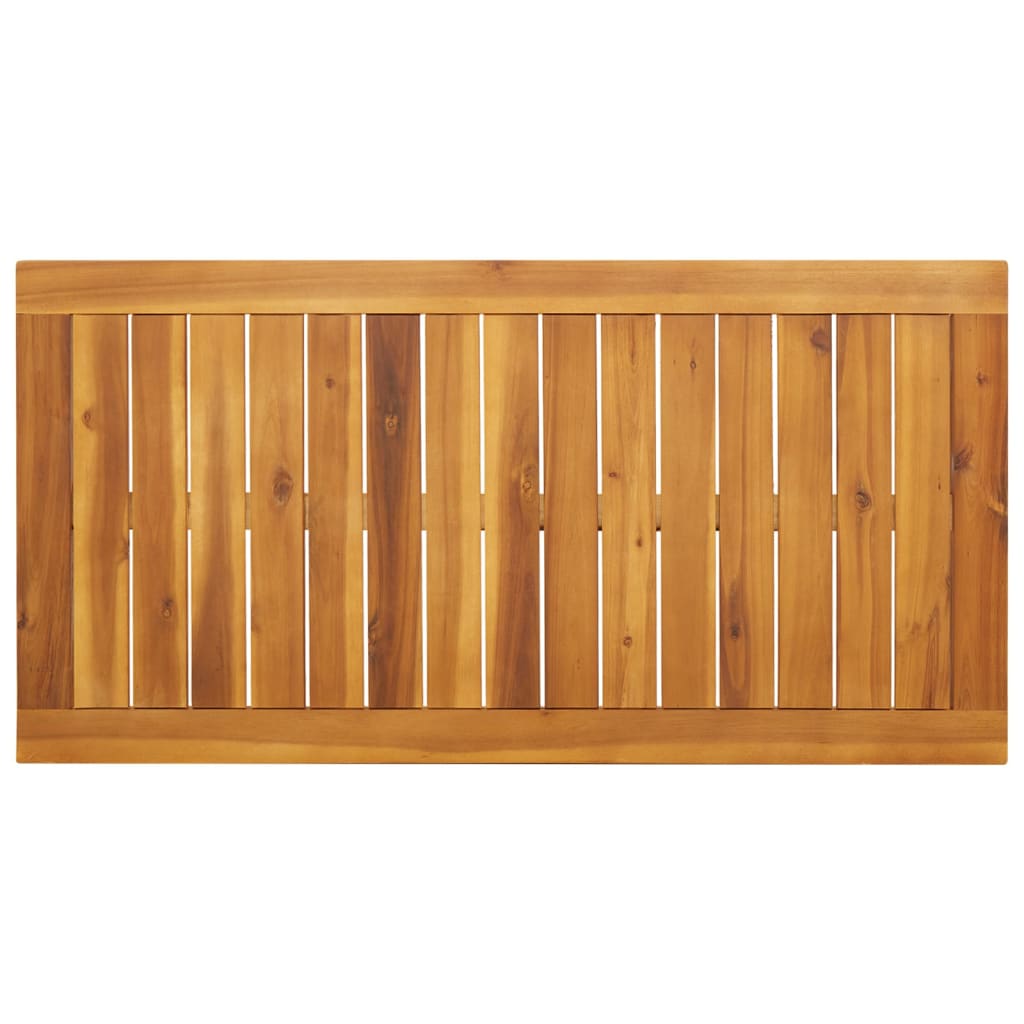 vidaXL Ogrodowy stół jadalniany, 110x56x75 cm, lite drewno akacjowe