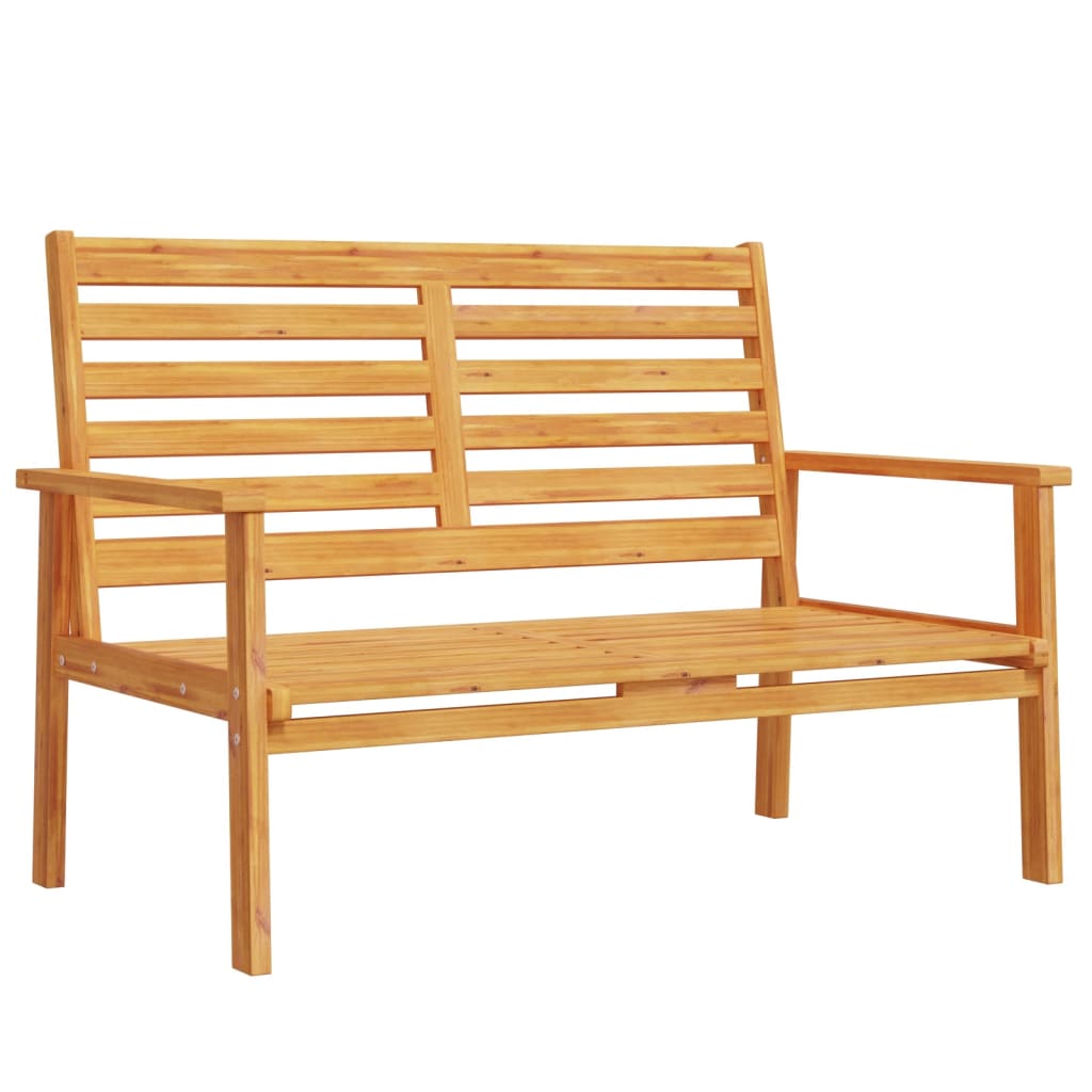 vidaXL Ławka ogrodowa, 120 cm, lite drewno akacjowe