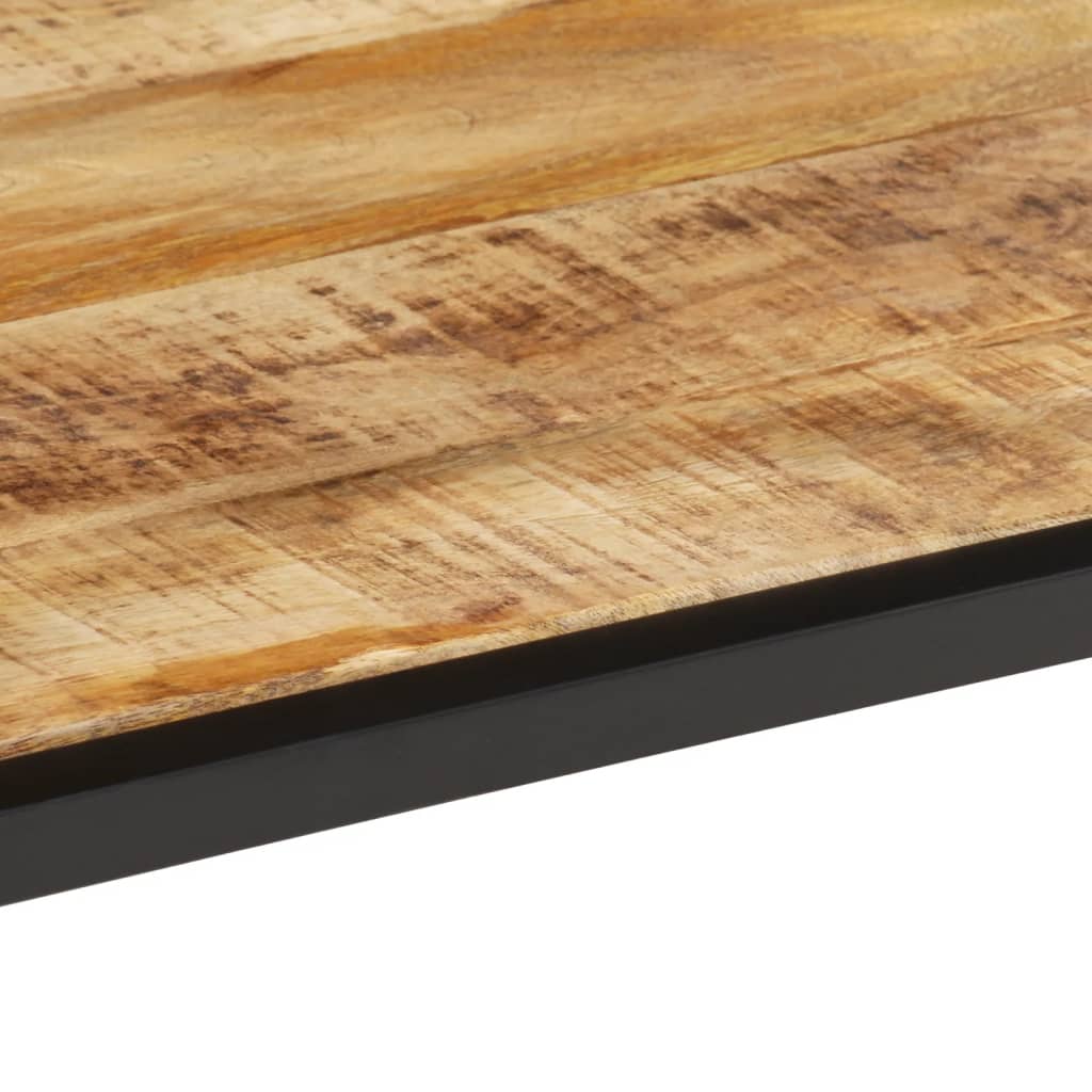 vidaXL Stolik kawowy, 55x55x45 cm, surowe lite drewno mango