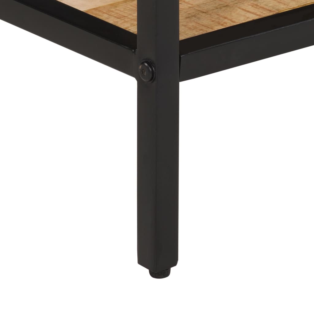 vidaXL Stolik kawowy, 55x55x45 cm, surowe lite drewno mango