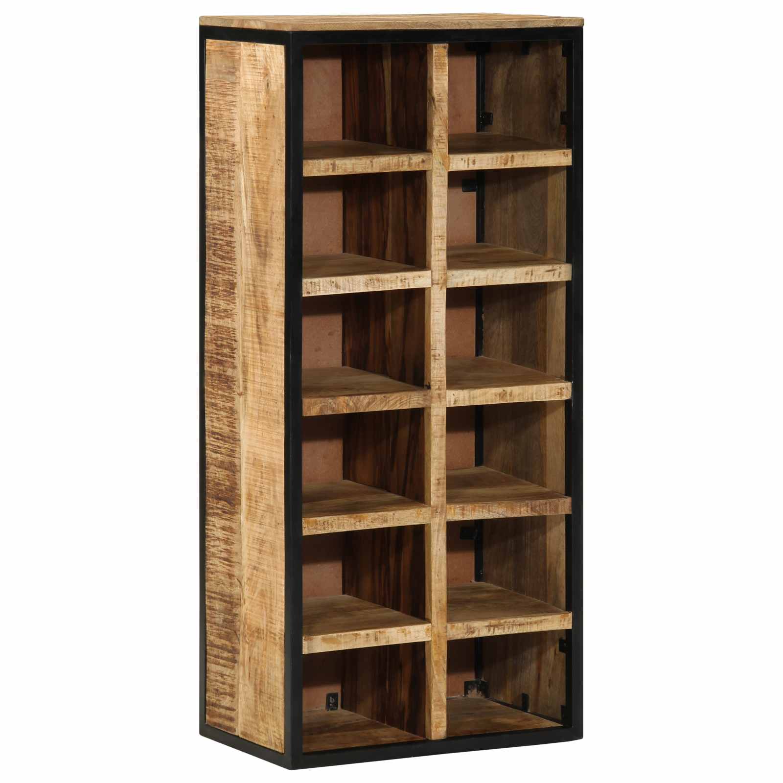vidaXL Szafka na buty z półką Brązowy 50 x 30 x 110 cm Drewno z mango