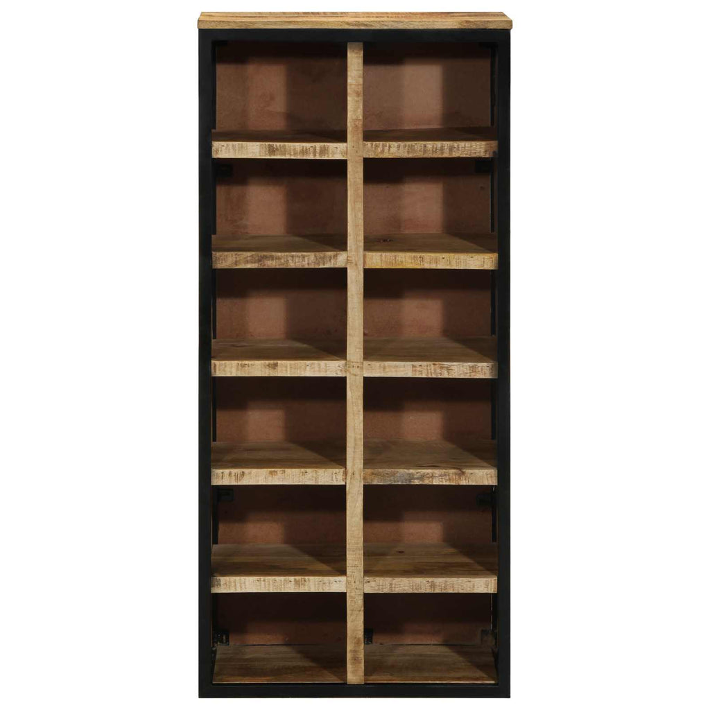 vidaXL Szafka na buty z półką Brązowy 50 x 30 x 110 cm Drewno z mango