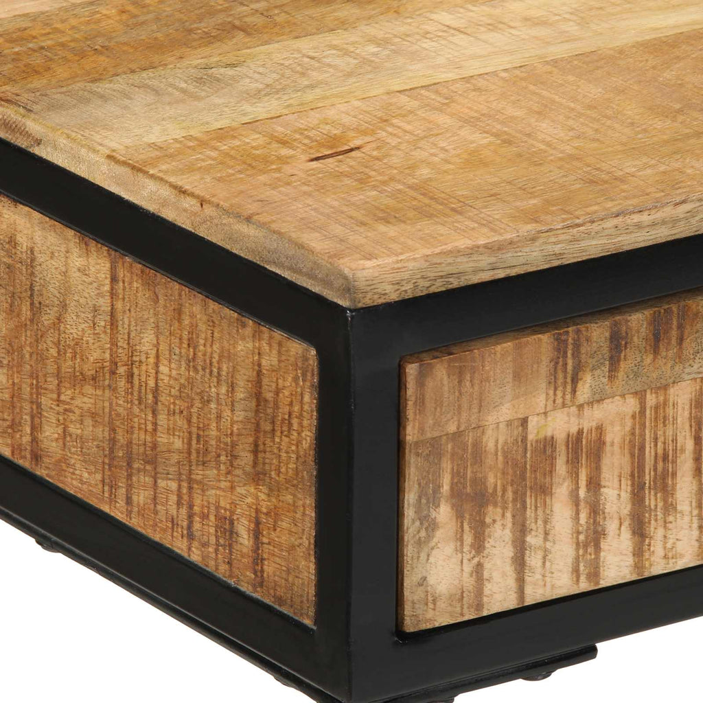 vidaXL Toaletka z szufladą Brązowy 100 x 40 x 120 cm Lite drewno mango