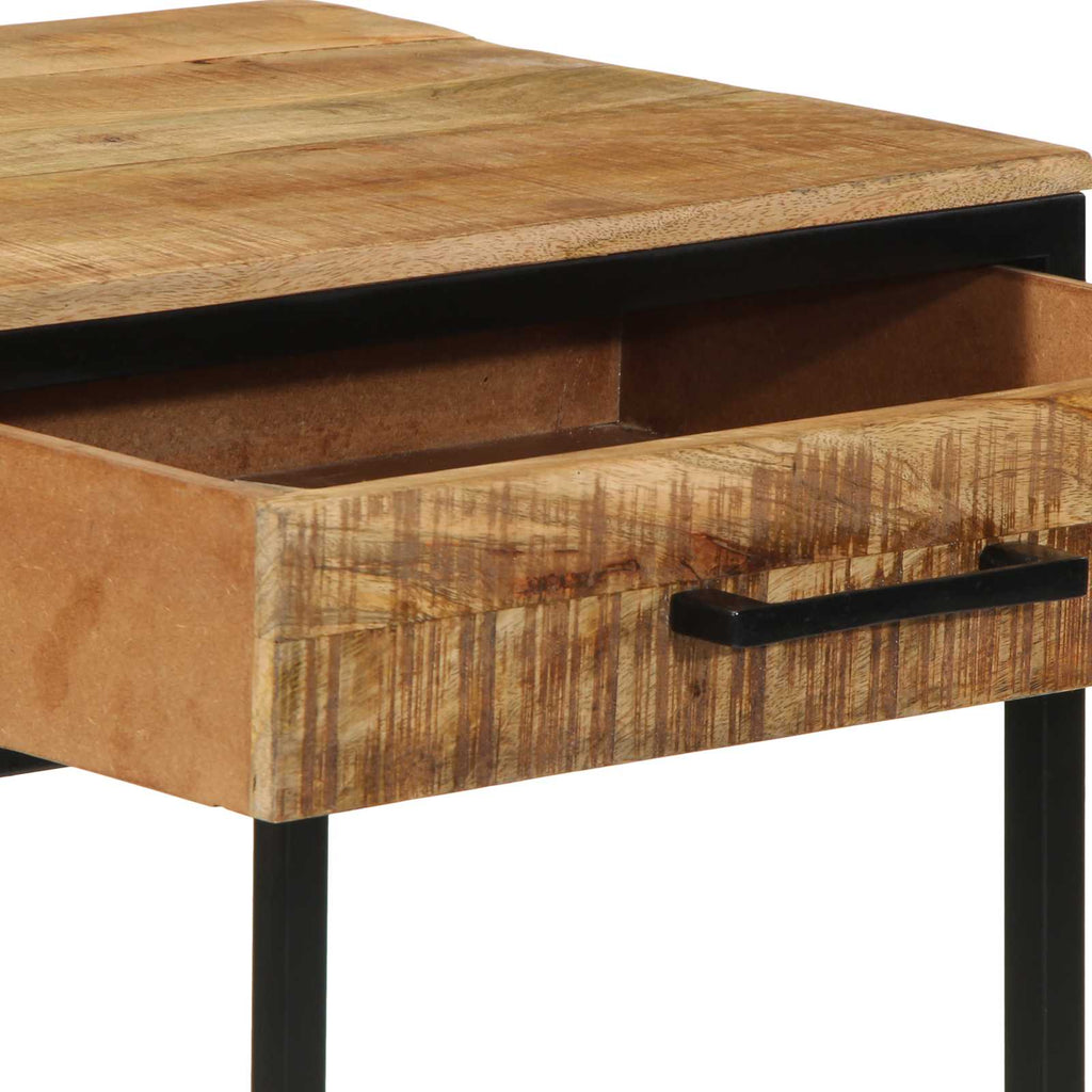 vidaXL Toaletka z szufladą Brązowy 100 x 40 x 120 cm Lite drewno mango