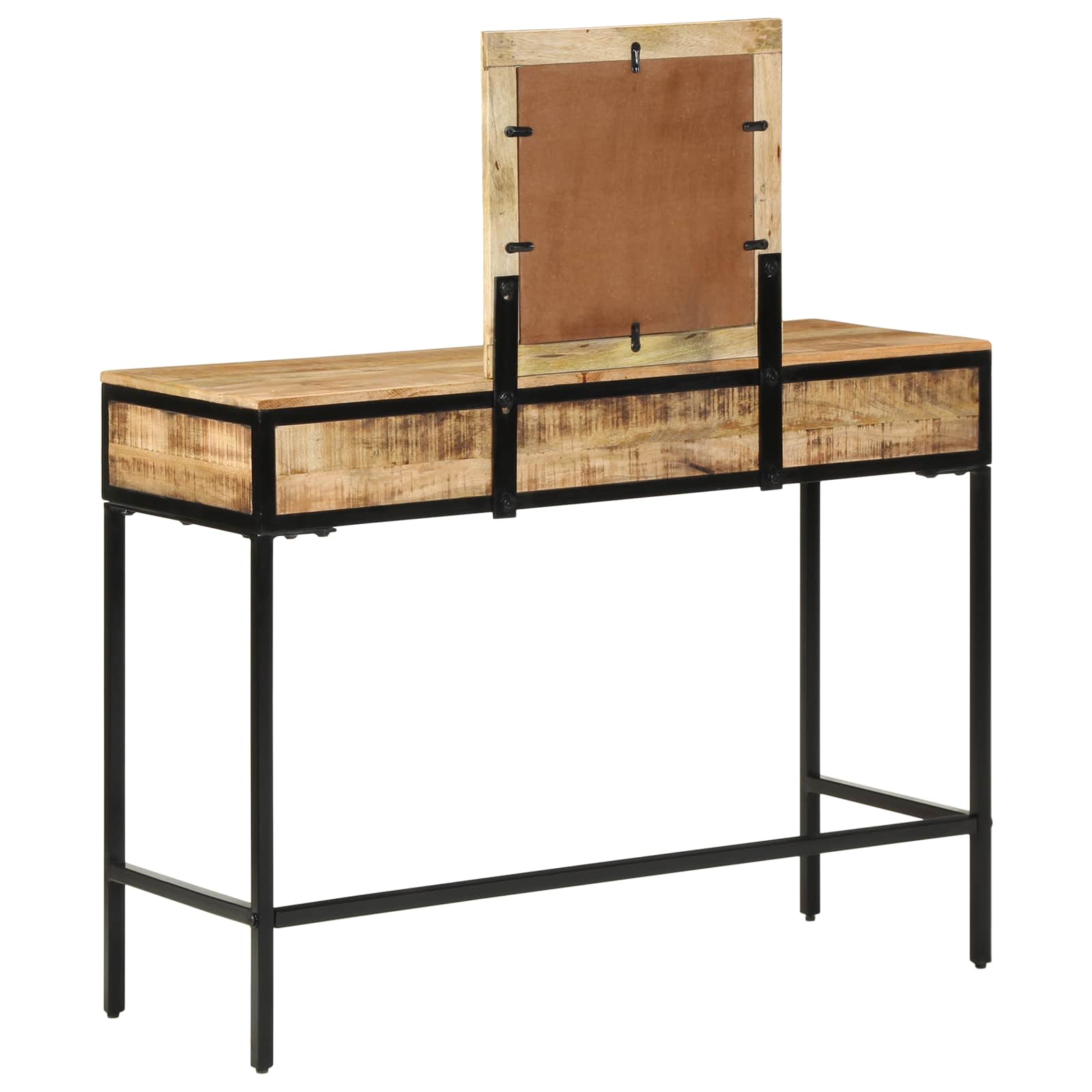 vidaXL Toaletka z szufladą Brązowy 100 x 40 x 120 cm Lite drewno mango