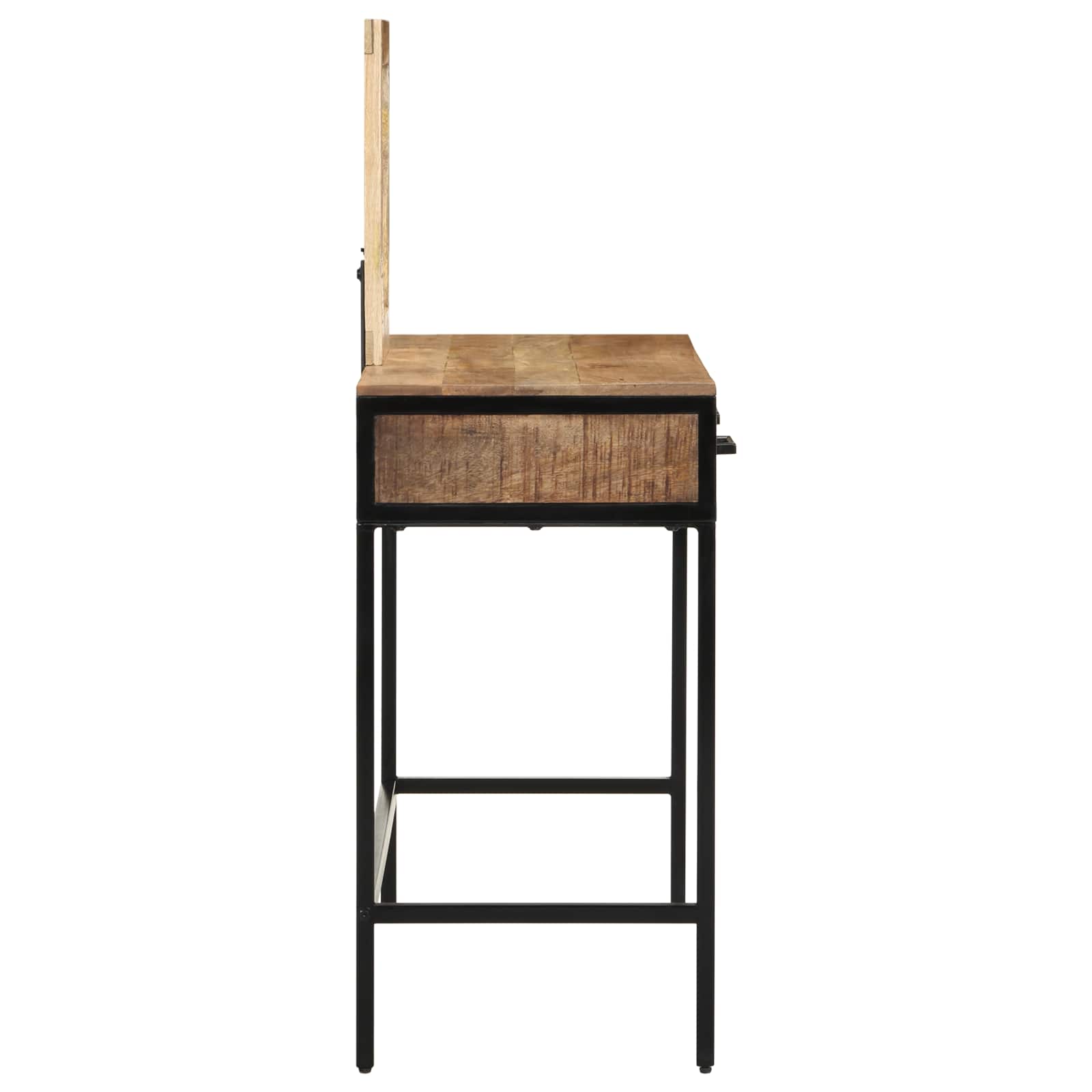 vidaXL Toaletka z szufladą Brązowy 100 x 40 x 120 cm Lite drewno mango