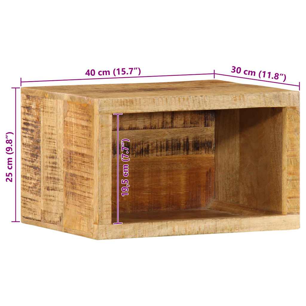 vidaXL Szafka Nocna Brązowy 40 x 30 x 25 cm Drewno z mango