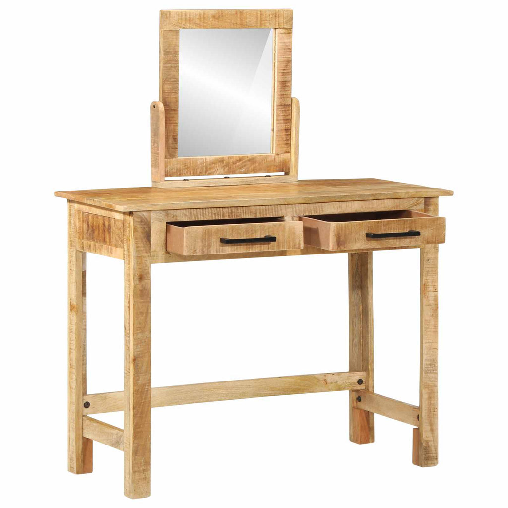vidaXL Toaletka z szufladą Brązowy 100 x 40 x 120 cm Drewno z mango