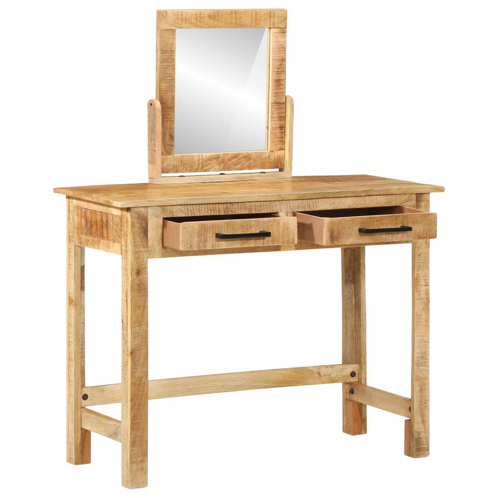 vidaXL Toaletka z szufladą Brązowy 100 x 40 x 120 cm Drewno z mango