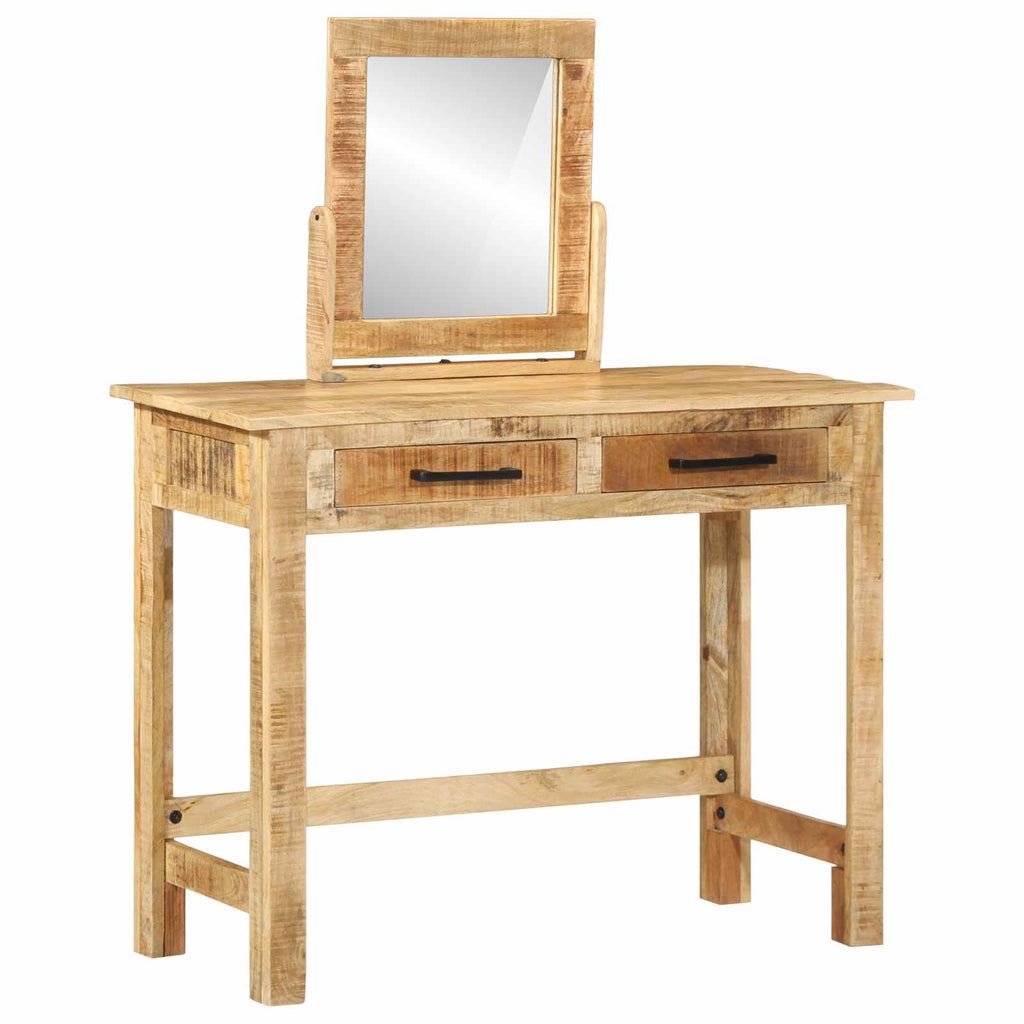 vidaXL Toaletka z szufladą Brązowy 100 x 40 x 120 cm Drewno z mango
