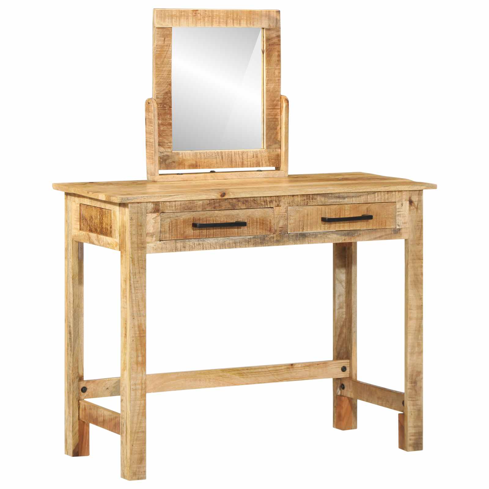 vidaXL Toaletka z szufladą Brązowy 100 x 40 x 120 cm Drewno z mango