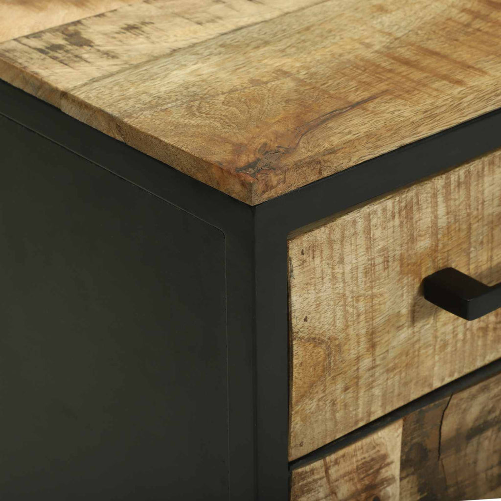 vidaXL Bufet z szufladą 70 x 35 x 70 cm Lite drewno mango
