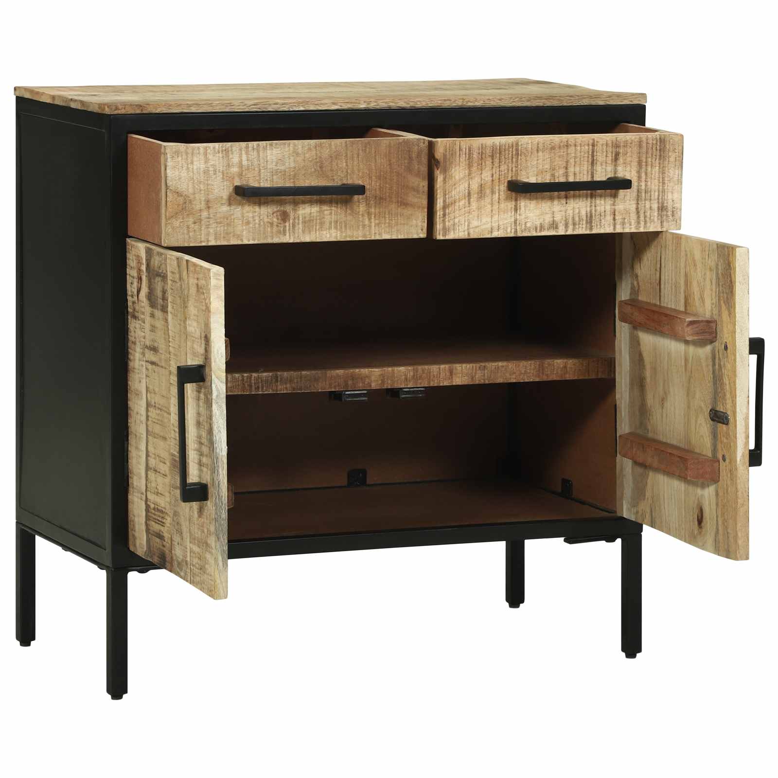 vidaXL Bufet z szufladą 70 x 35 x 70 cm Lite drewno mango