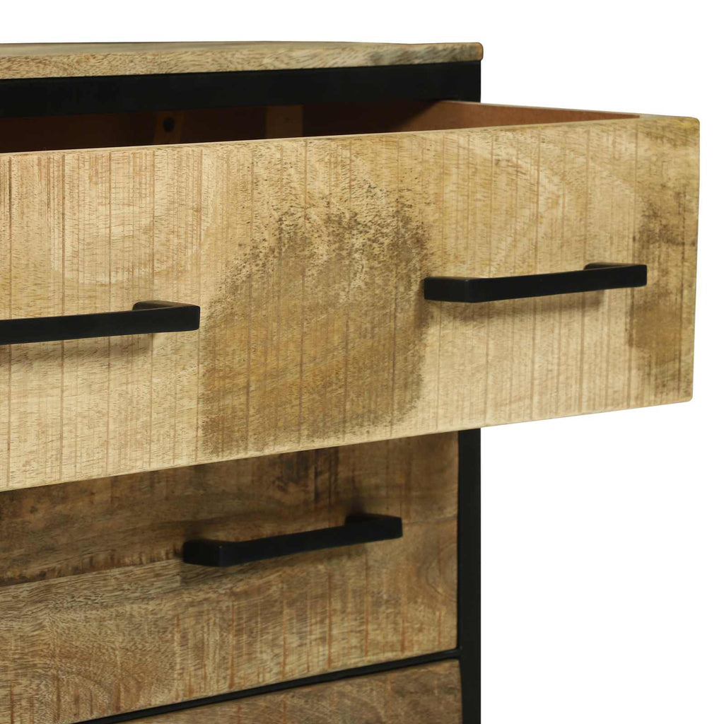 vidaXL Bufet z szufladą 70 x 35 x 70 cm Lite drewno mango