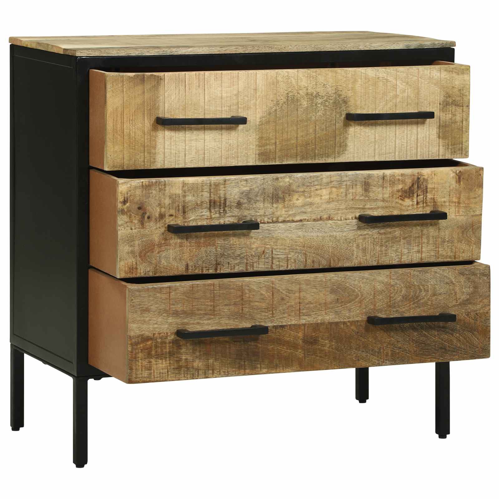 vidaXL Bufet z szufladą 70 x 35 x 70 cm Lite drewno mango