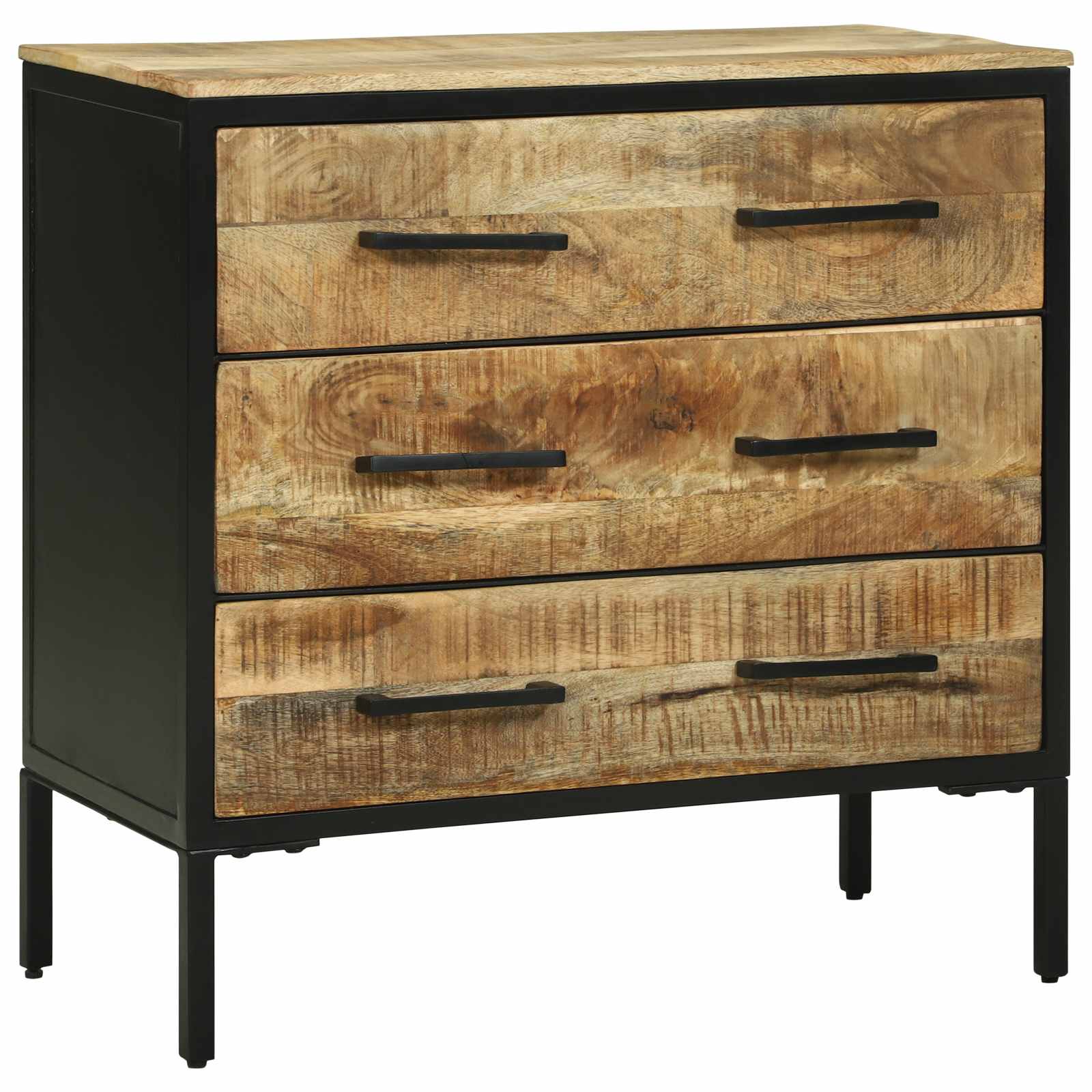 vidaXL Bufet z szufladą 70 x 35 x 70 cm Lite drewno mango