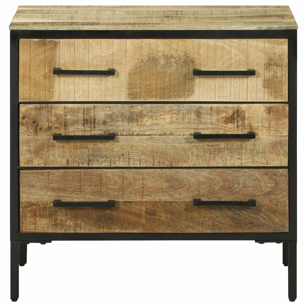 vidaXL Bufet z szufladą 70 x 35 x 70 cm Lite drewno mango