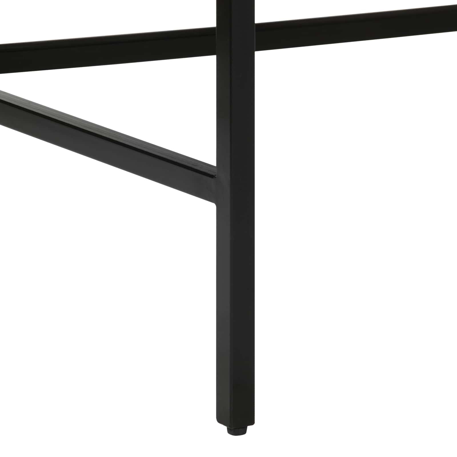 vidaXL Konsola Brązowy 100 x 55 x 89.5 cm Lite drewno mango i metal