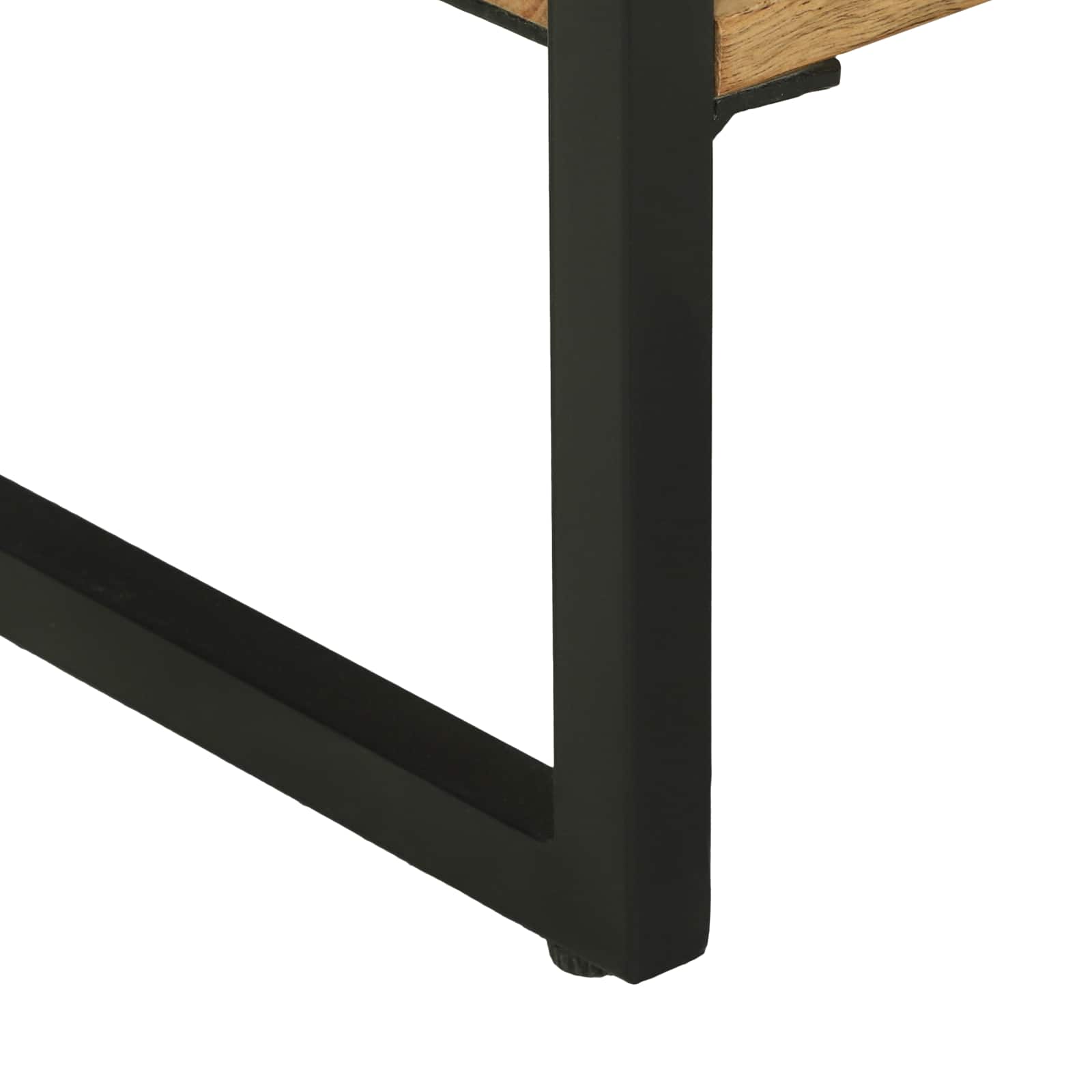 vidaXL Konsola z szufladą Brązowy 90 x 35 x 80 cm Lite Drewno Akacji
