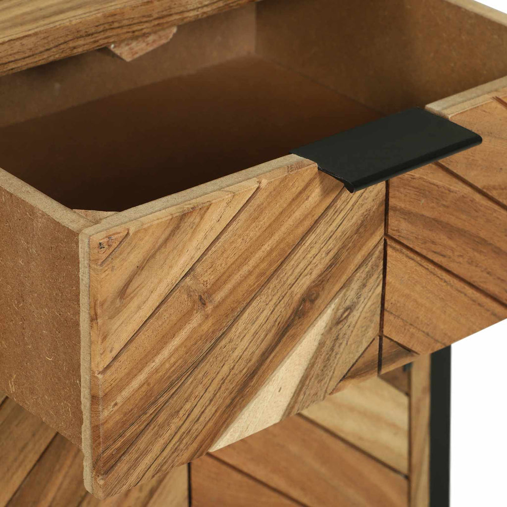 vidaXL Bufet 100 x 30 x 75 cm Lite drewno akacjowe