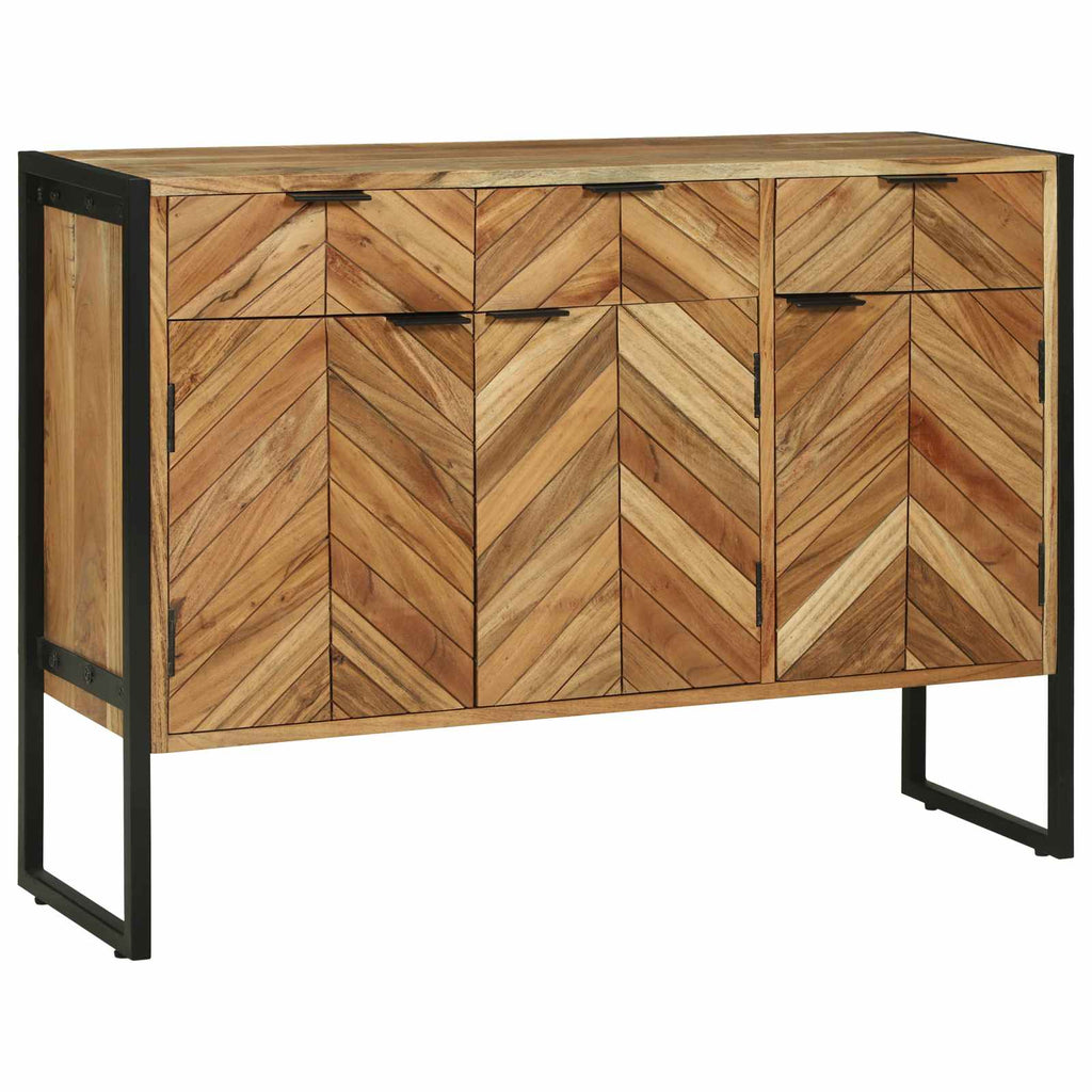 vidaXL Bufet 100 x 30 x 75 cm Lite drewno akacjowe