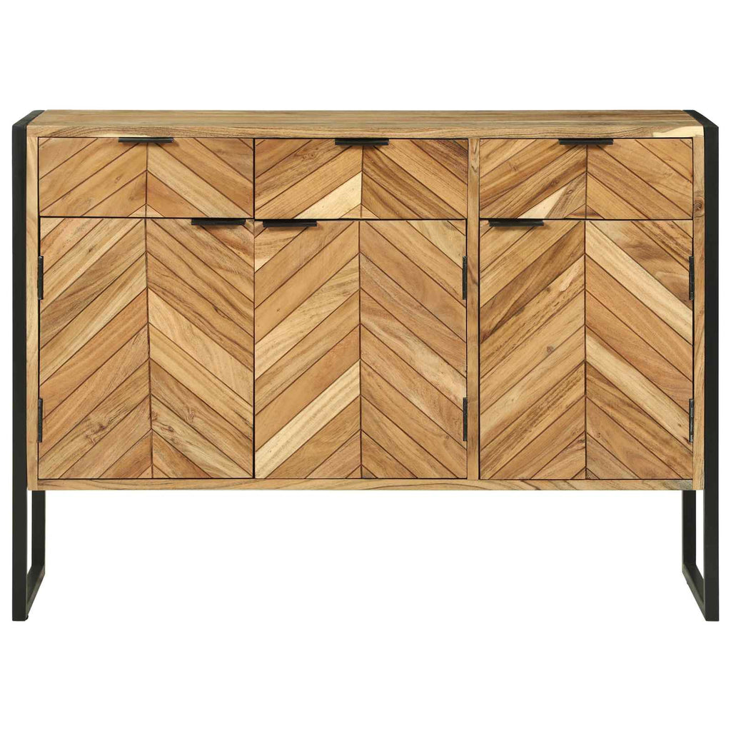 vidaXL Bufet 100 x 30 x 75 cm Lite drewno akacjowe