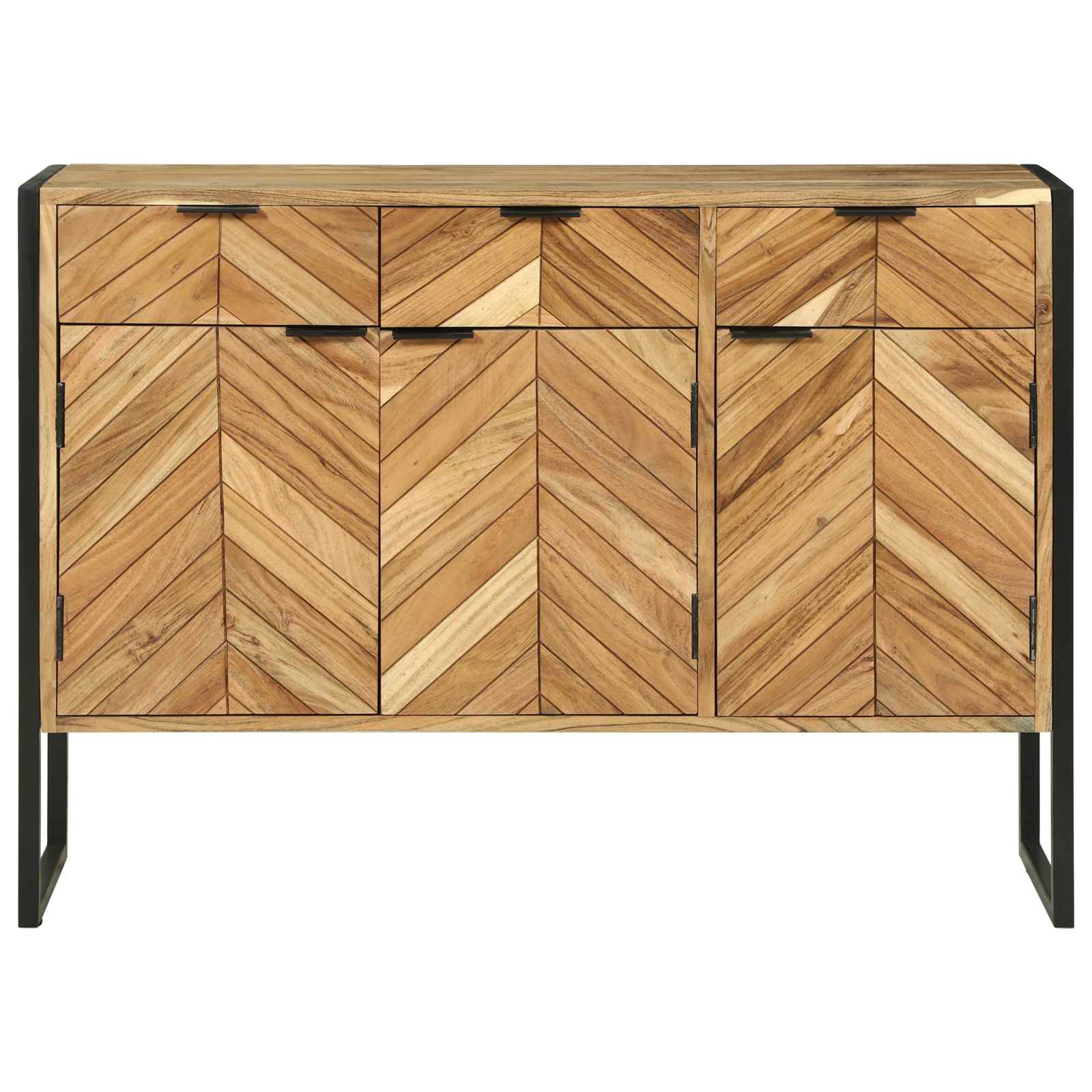vidaXL Bufet 100 x 30 x 75 cm Lite drewno akacjowe