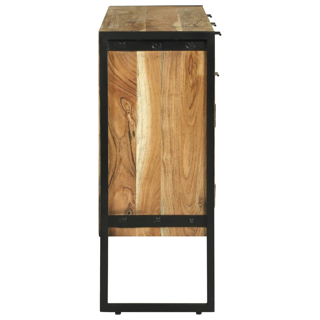 vidaXL Bufet 100 x 30 x 75 cm Lite drewno akacjowe