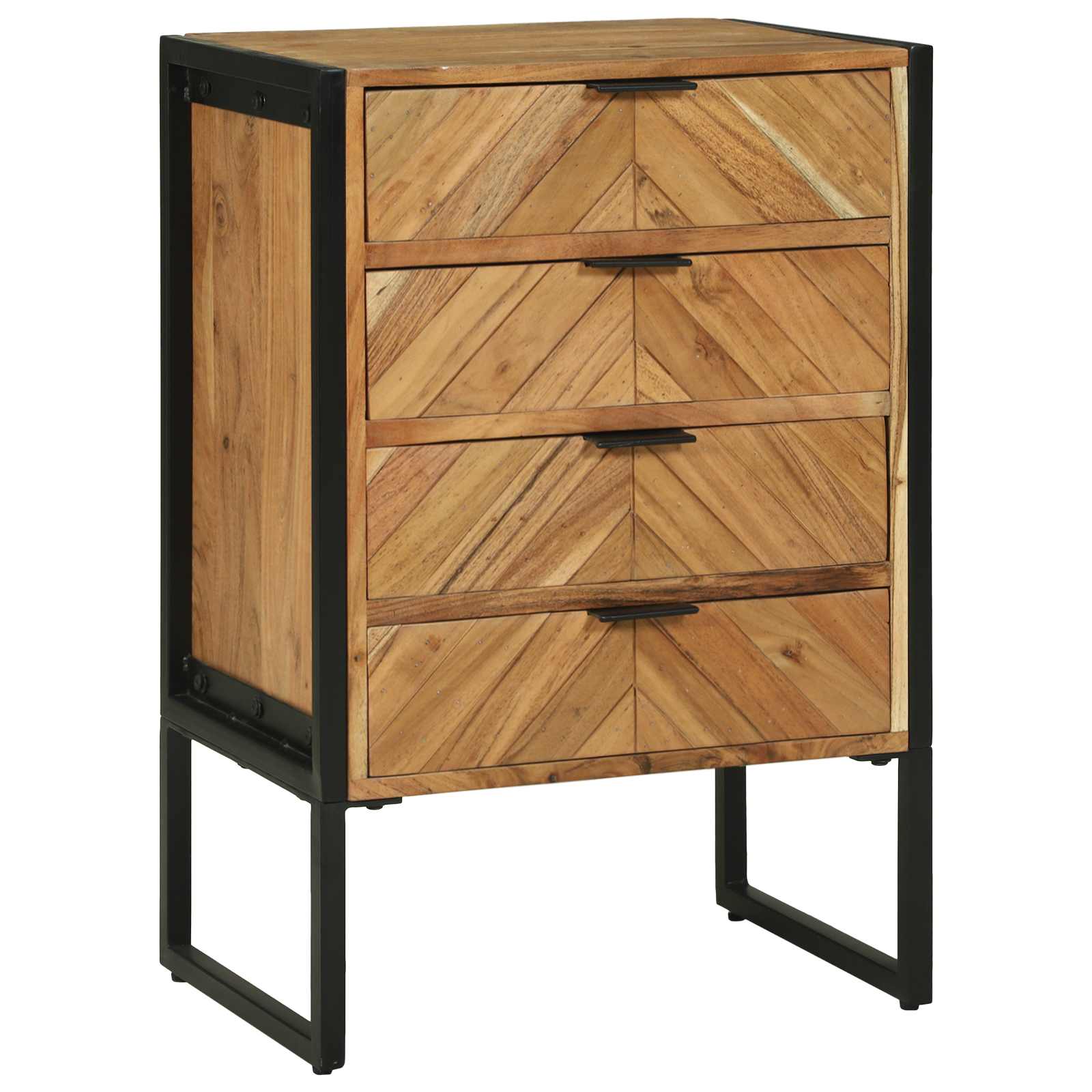 vidaXL Bufet 50 x 35 x 75 cm Lite drewno akacjowe