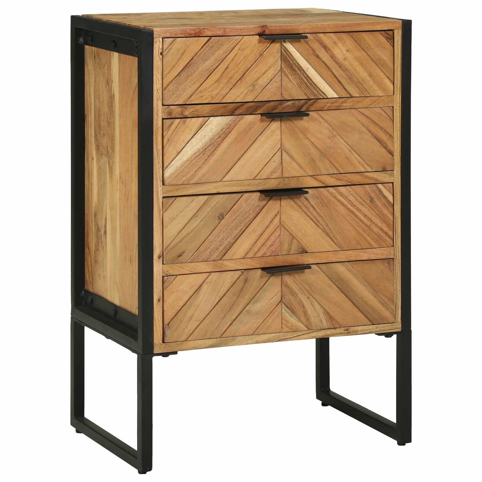 vidaXL Bufet 50 x 35 x 75 cm Lite drewno akacjowe