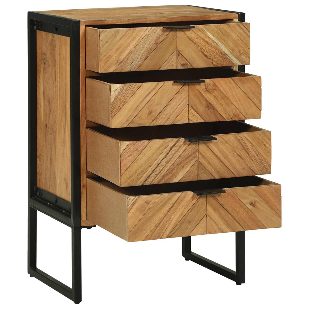 vidaXL Bufet 50 x 35 x 75 cm Lite drewno akacjowe