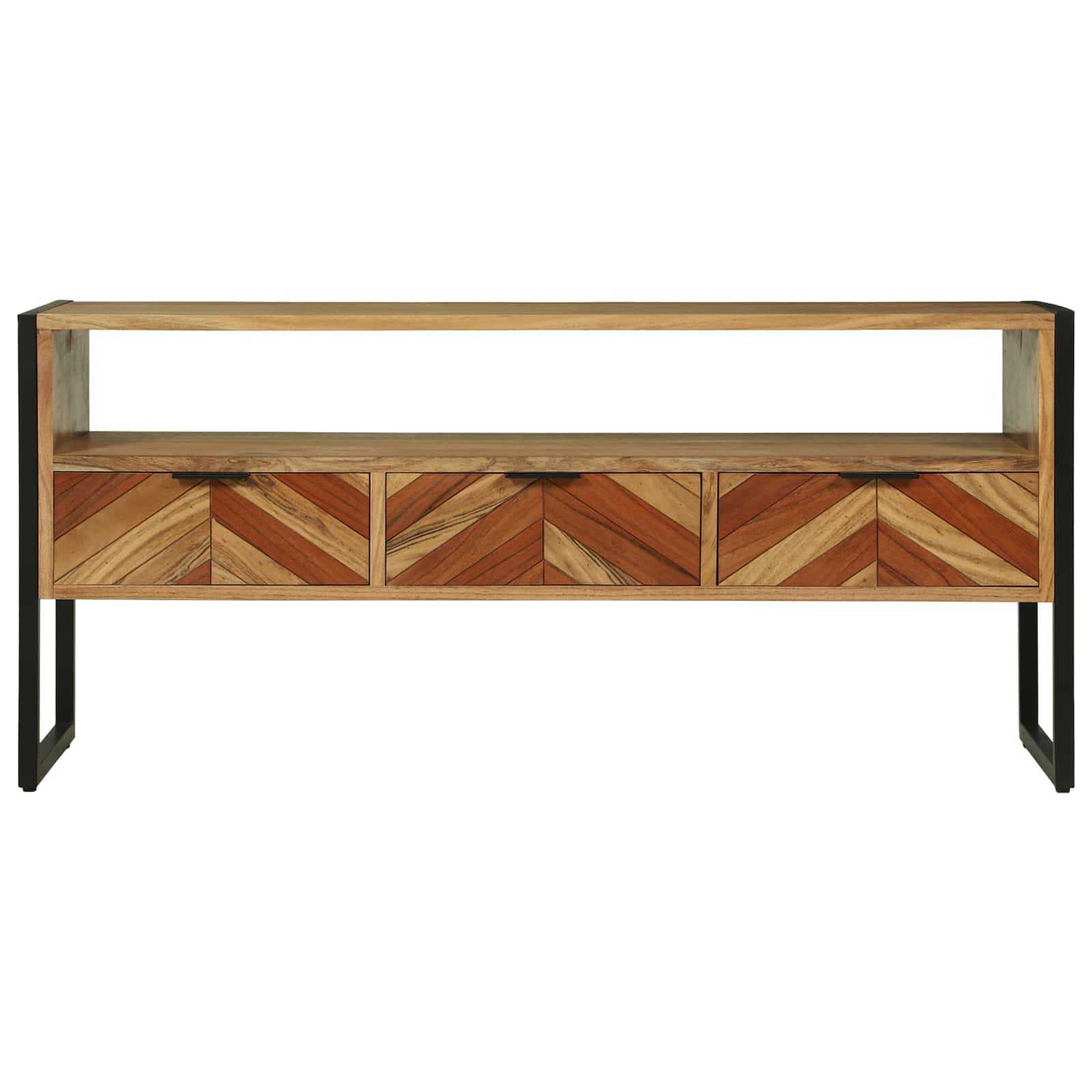 vidaXL Szafka pod telewizor z szufladą Brązowy 100 x 35 x 50 cm