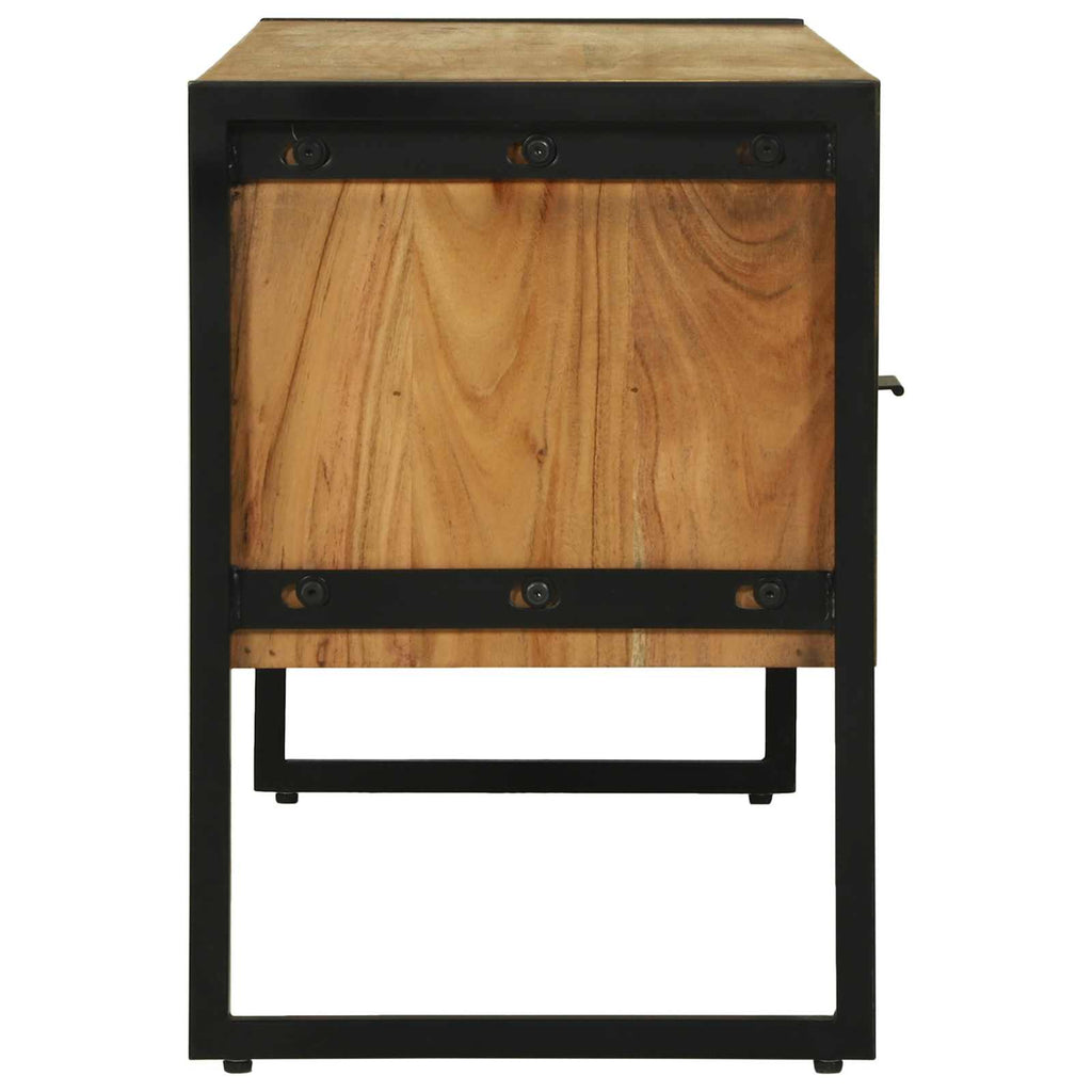 vidaXL Szafka pod telewizor z szufladą Brązowy 100 x 35 x 50 cm