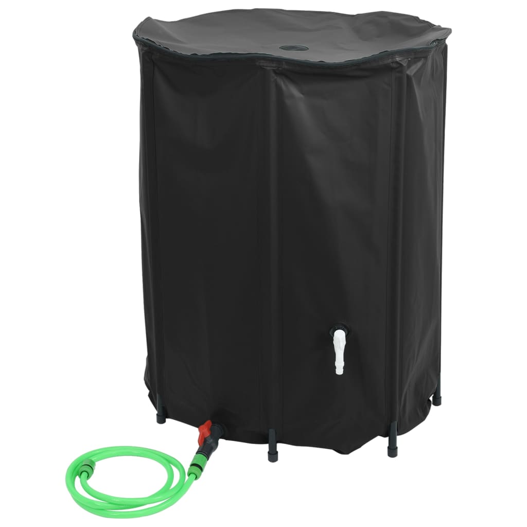 vidaXL Zbiornik na wodę, z kranikiem, składany, 750 L, PVC