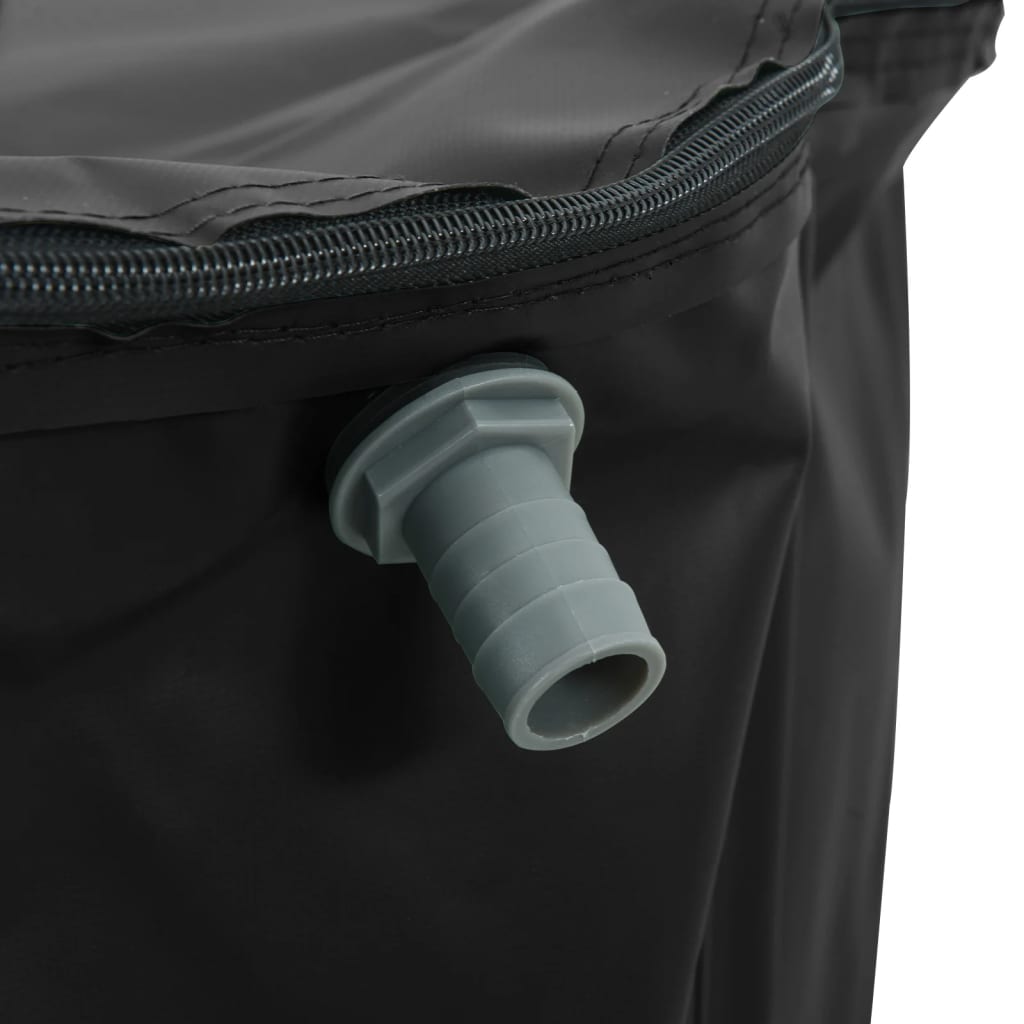 vidaXL Zbiornik na wodę deszczową, z kranikiem, składany, 500 L, PVC