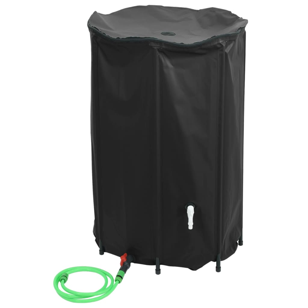 vidaXL Zbiornik na wodę deszczową, z kranikiem, składany, 1000 L, PVC