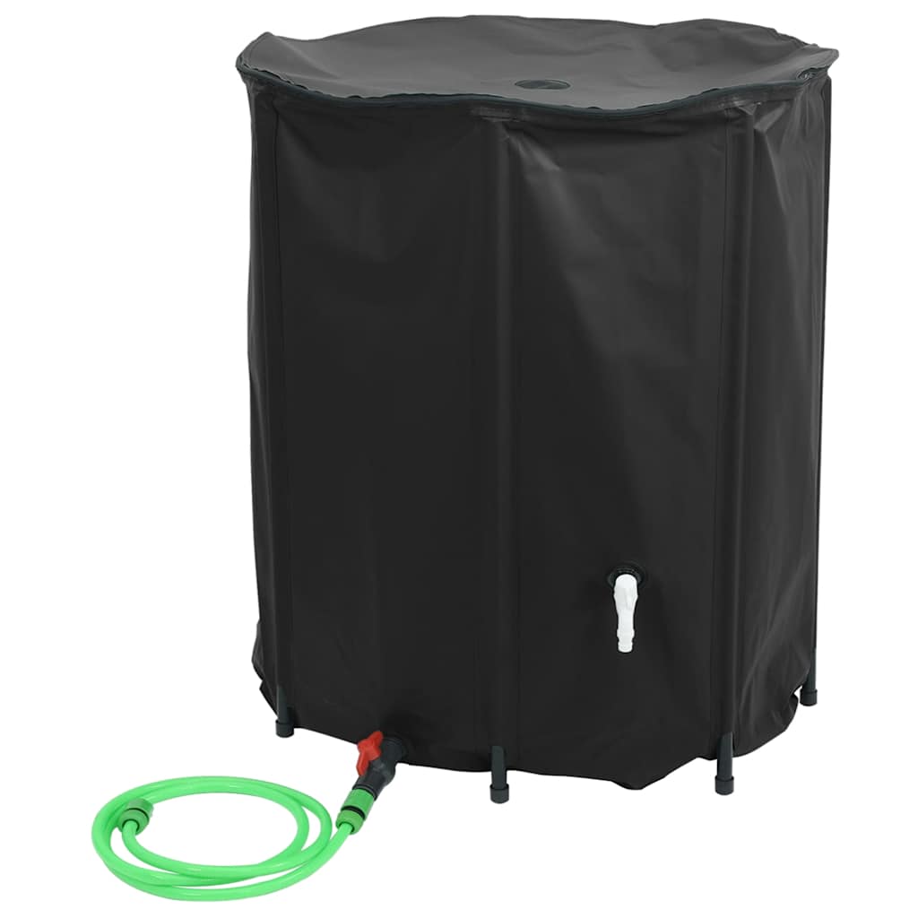 vidaXL Zbiornik na wodę, z kranikiem, składany, 1250 L, PVC